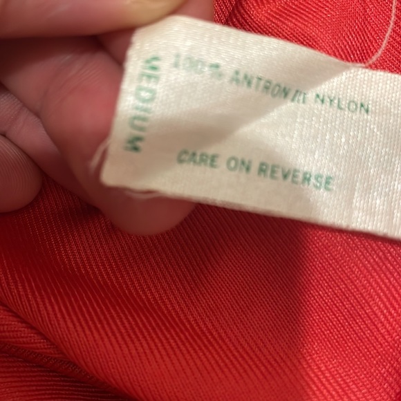 Nordstrom vintage, red slip - Picture 4 of 6